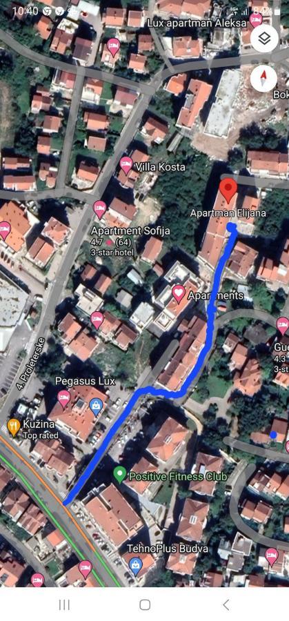 Apartman Elijana Budva Zewnętrze zdjęcie